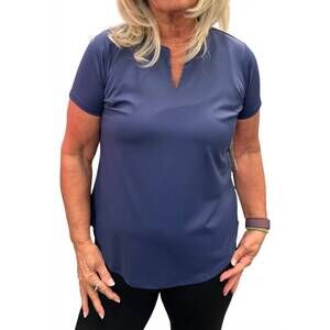 NEW LULU-B short sleeve basic tee in navy